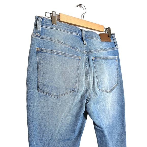 Madewell 10" High-Rise Skinny Ankle Crop Denim Jeans Horne Wash Light Blue 30 - Picture 8 of 16